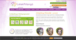 Desktop Screenshot of lelekpillango.hu