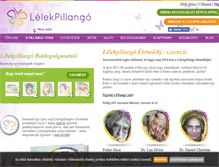 Tablet Screenshot of lelekpillango.hu